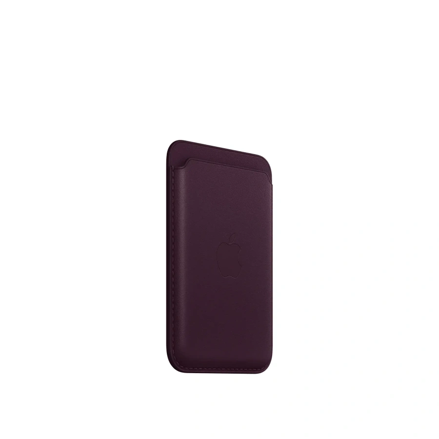 Apple iPhone Leather Wallet with MagSafe - Dark Cherry (MM0T3)