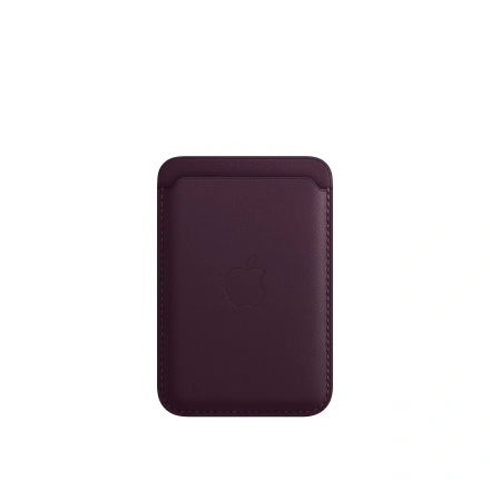 Apple iPhone Leather Wallet with MagSafe - Dark Cherry (MM0T3)