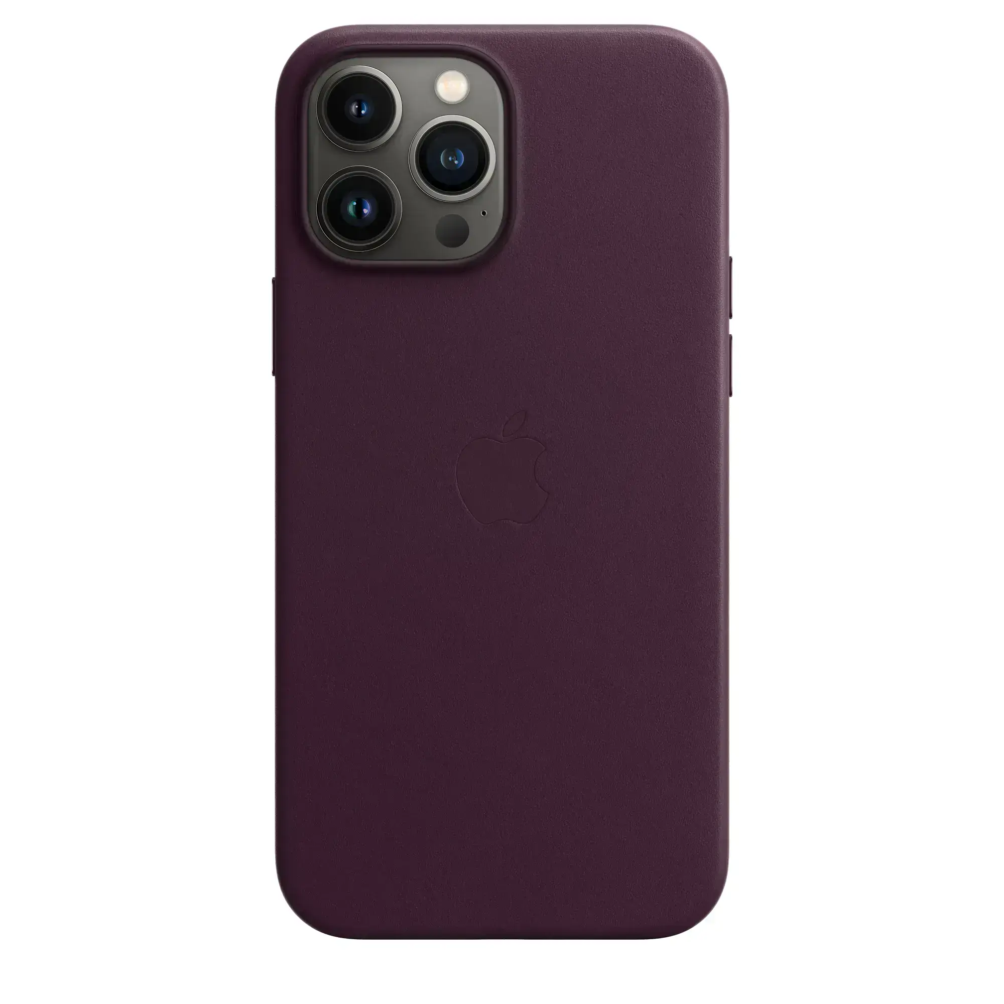Чехол Apple iPhone 13 Pro Max Leather Case with MagSafe - Dark Cherry (MM1M3)