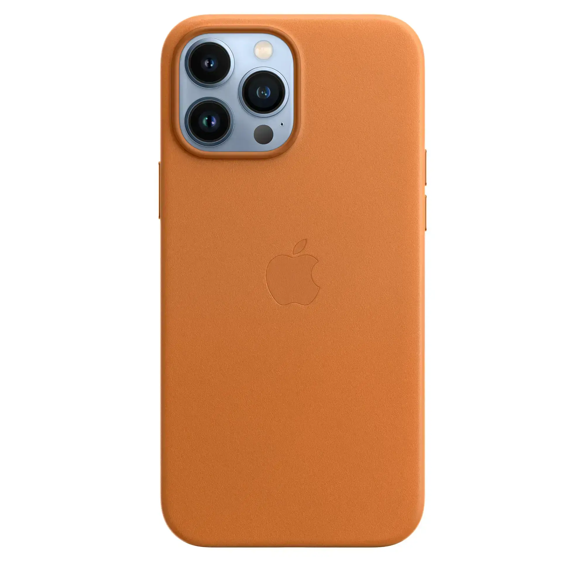 Чохол Apple iPhone 13 Pro Max Leather Case with MagSafe - Golden Brown (MM1L3)