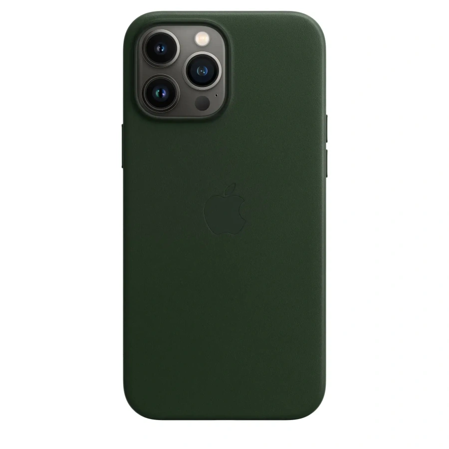 Чохол Apple iPhone 13 Pro Max Leather Case with MagSafe - Sequoia Green (MM1Q3)