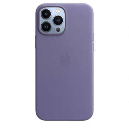 Чохол Apple iPhone 13 Pro Max Leather Case with MagSafe - Wisteria (MM1P3) Lux Copy