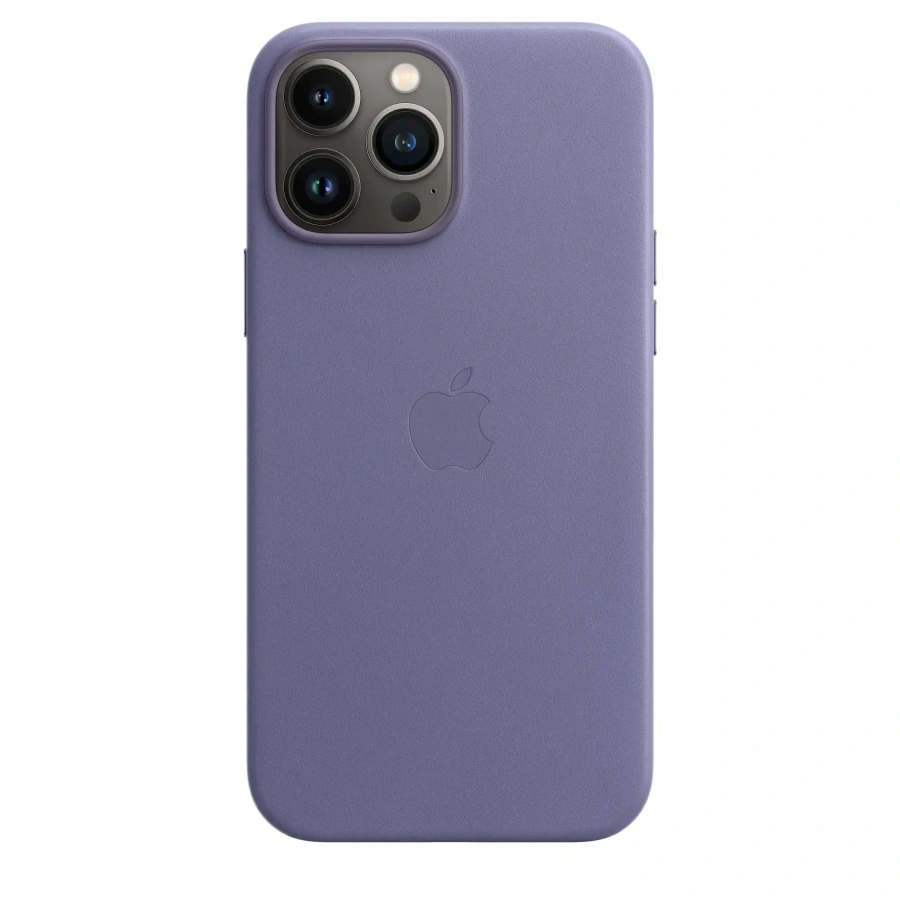 Чохол Apple iPhone 13 Pro Max Leather Case with MagSafe - Wisteria (MM1P3)