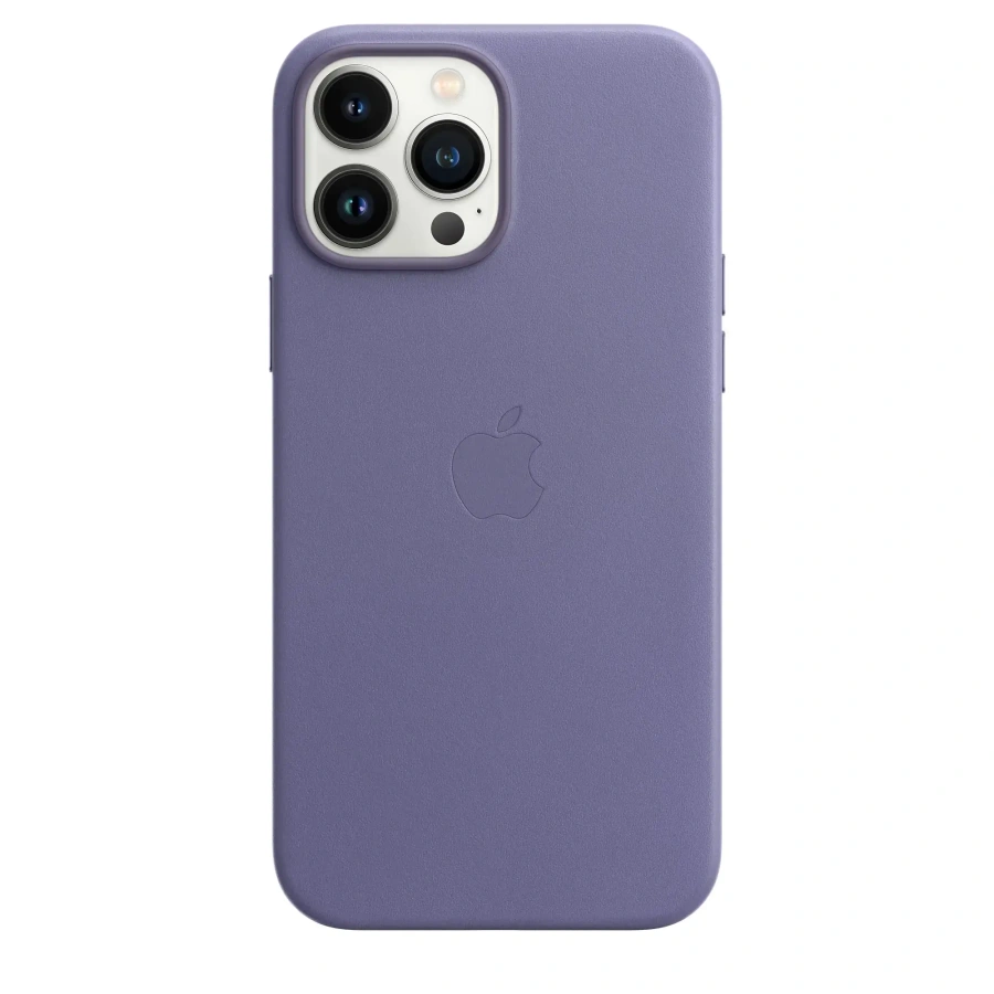 Чохол Apple iPhone 13 Pro Max Leather Case with MagSafe - Wisteria (MM1P3)