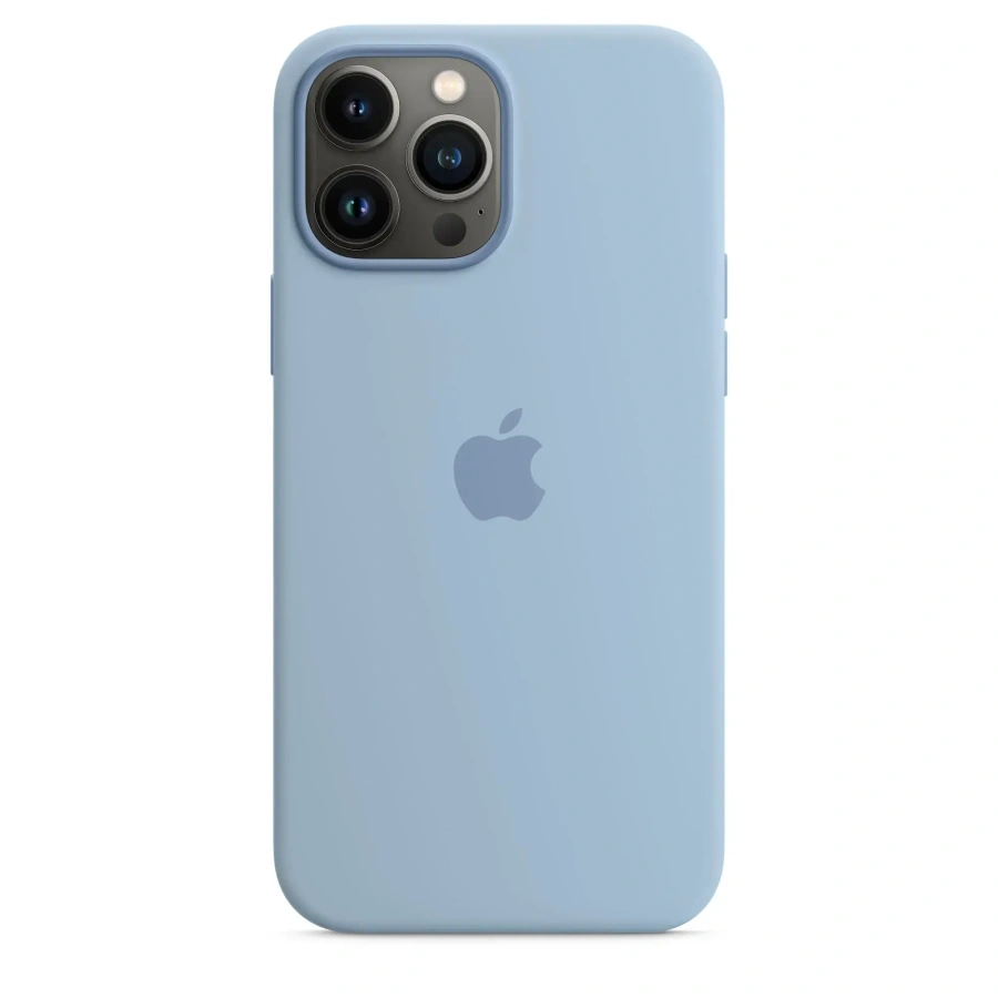 Чехол Apple iPhone 13 Pro Max Silicone Case with MagSafe - Blue Fog (MN693) Lux Copy