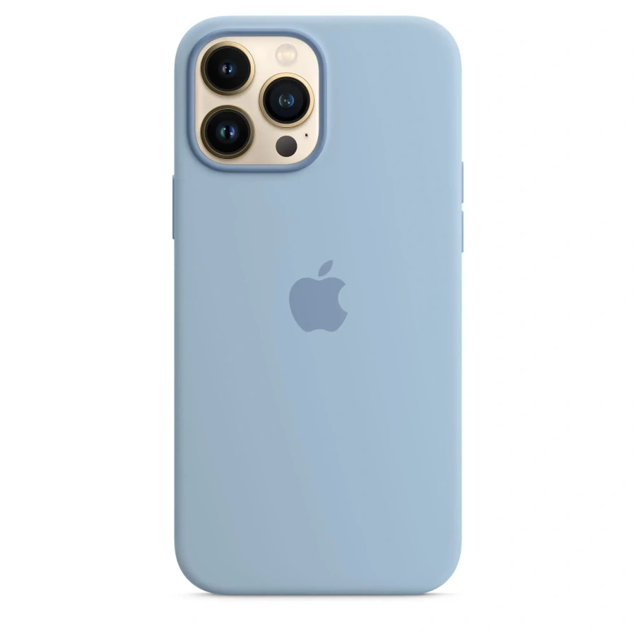 Чехол Apple iPhone 13 Pro Max Silicone Case with MagSafe - Blue Fog (MN693) Lux Copy