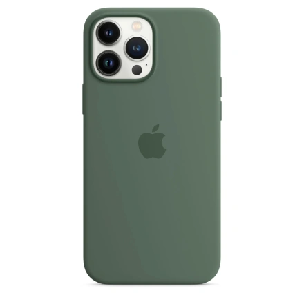 Чехол Apple iPhone 13 Pro Max Silicone Case with MagSafe - Eucalyptus (MN6C3)