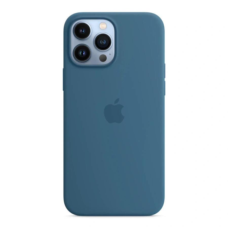 Чехол Apple iPhone 13 Pro Max Silicone Case with MagSafe - Blue Jay (MM2Q3) Lux Copy