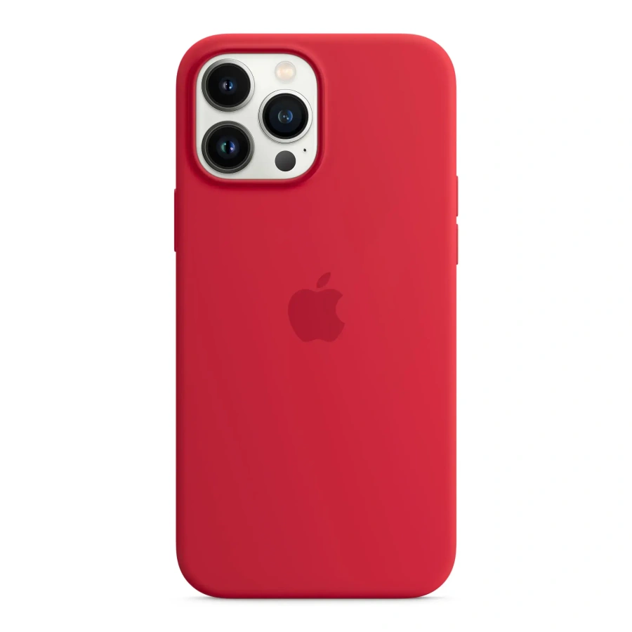 Чехол Apple iPhone 13 Pro Max Silicone Case with MagSafe - (PRODUCT)RED (MM2V3) Lux Copy