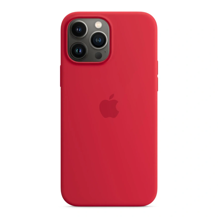 Чехол Apple iPhone 13 Pro Max Silicone Case with MagSafe - (PRODUCT)RED (MM2V3) Lux Copy