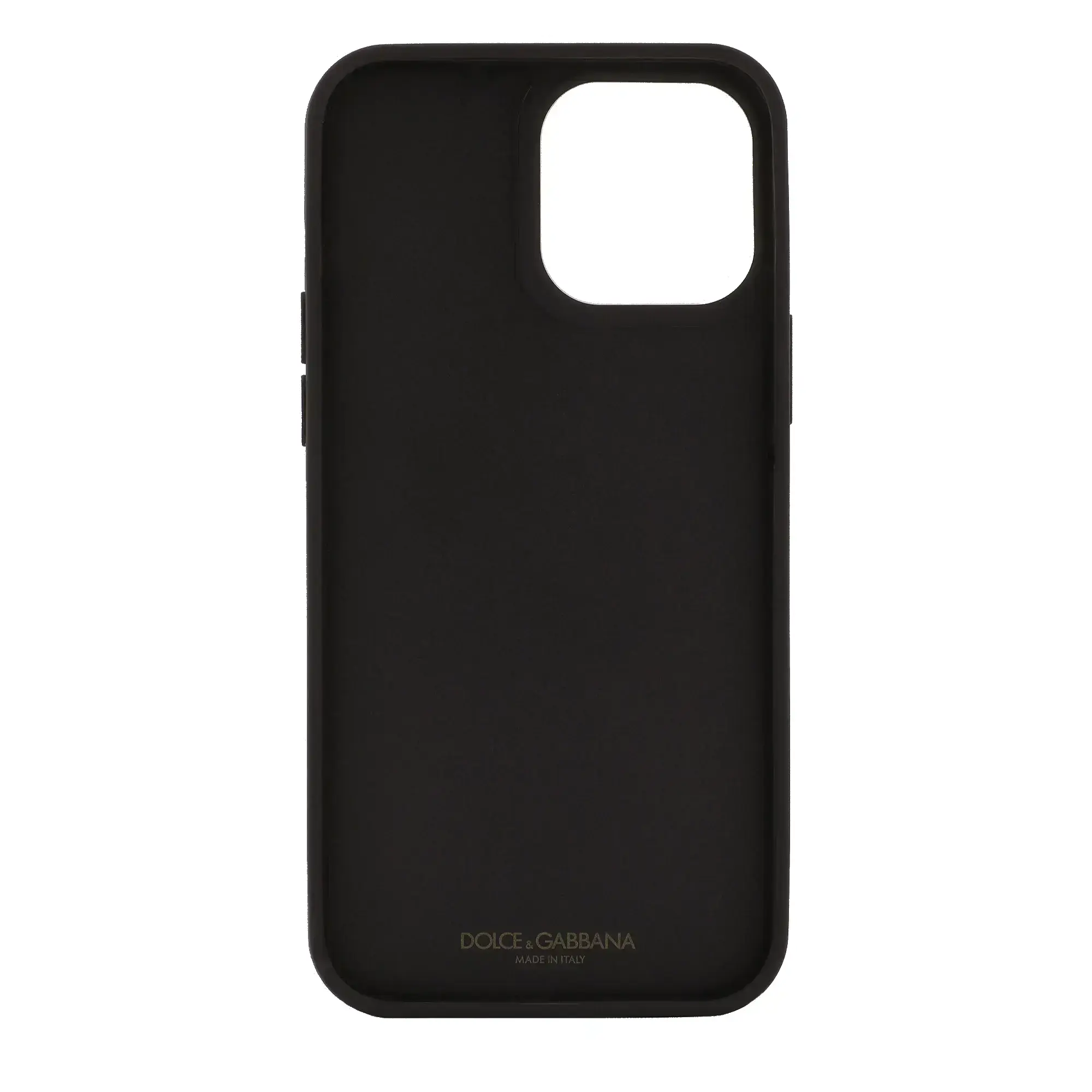 Чехол из телячьей кожи Dolce & Gabbana для iPhone 13 Pro Max - Black (BI3136A100180999)
