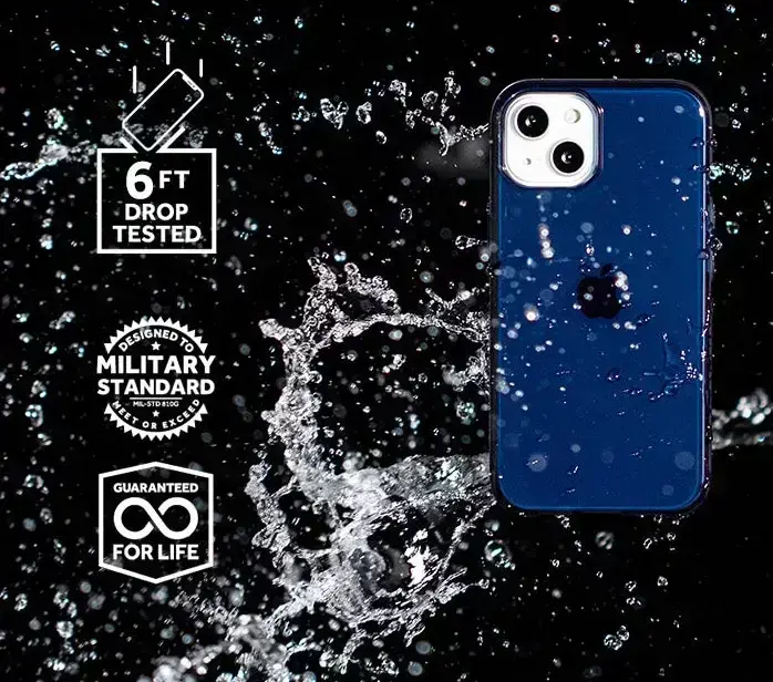 Чехол Griffin Survivor Clear for iPhone 13 - Navy (GIP-066-NVY)
