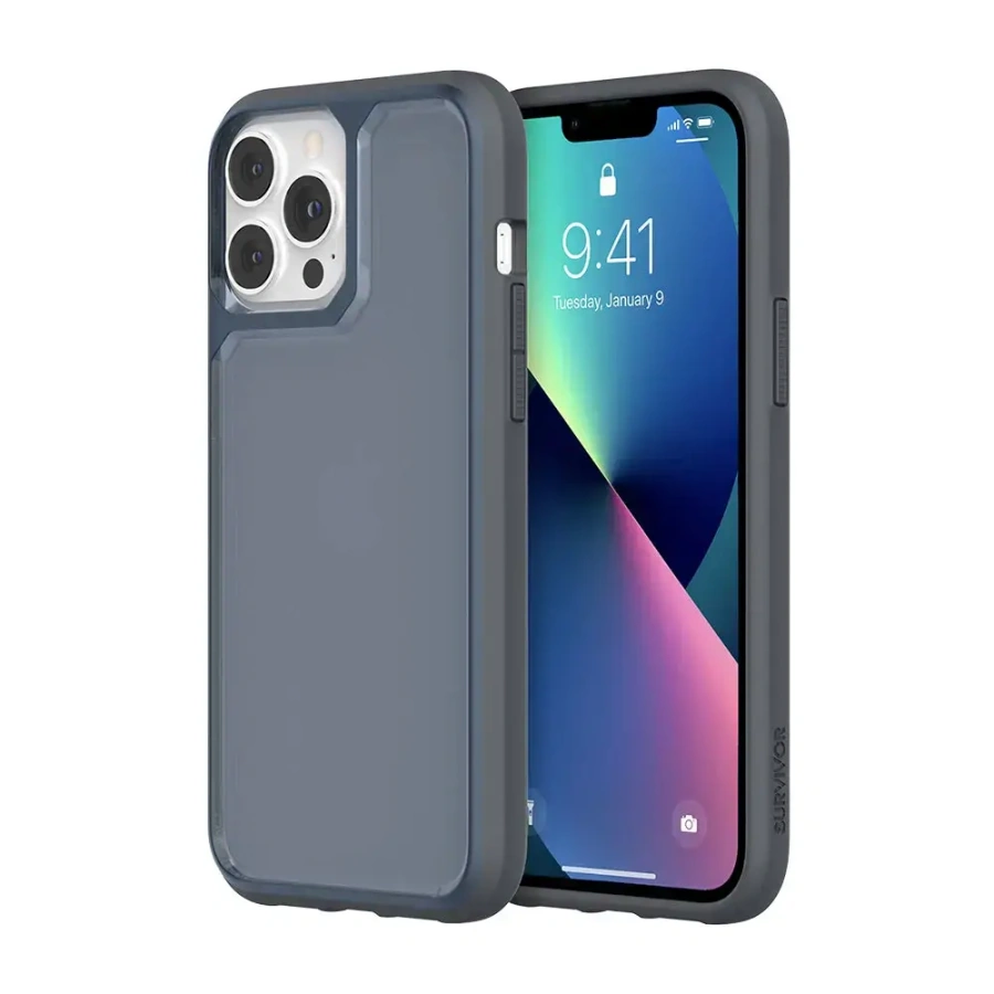 Чехол Griffin Survivor Strong for iPhone 13 Pro Max - Graphite Blue/Steel Gray (GIP-070-GBSG)