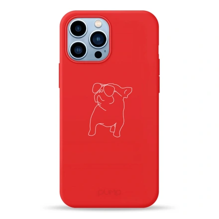 Чохол Pump Silicone Minimalistic Case for iPhone 13 Pro Max - Pug With (PMSLMN13PROMAX-1/233)
