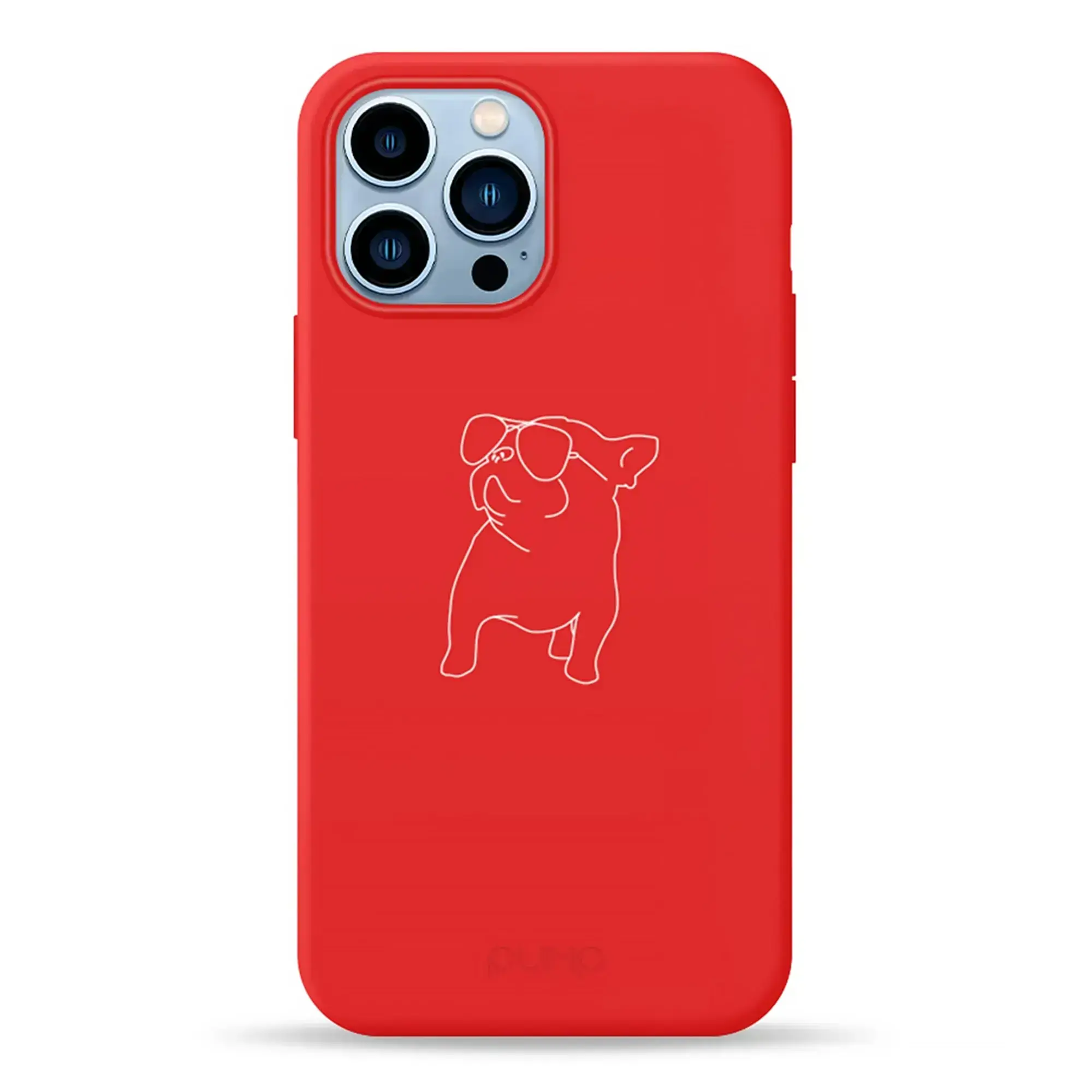 Чохол Pump Silicone Minimalistic Case for iPhone 13 Pro Max - Pug With (PMSLMN13PROMAX-1/233)
