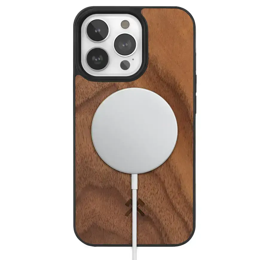 Деревянный чехол Woodcessories Bumper Case Walnut MagSafe для iPhone 13 Pro Max (14354)