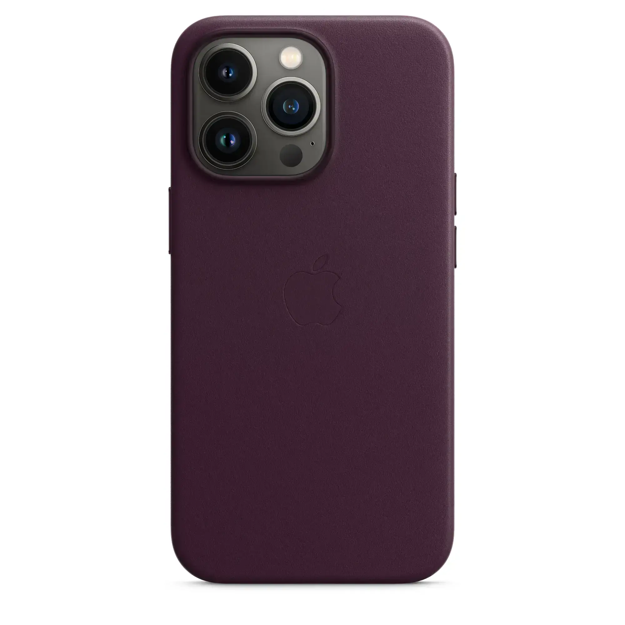 Чохол Apple iPhone 13 Pro Leather Case with MagSafe - Dark Cherry (MM1A3)