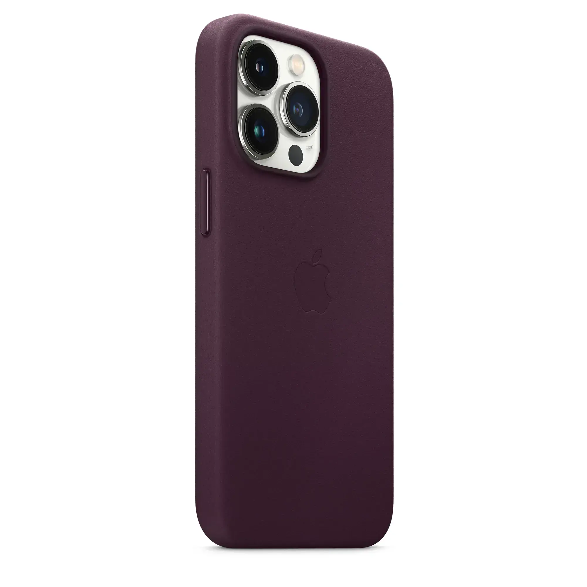 Чохол Apple iPhone 13 Pro Leather Case with MagSafe - Dark Cherry (MM1A3)