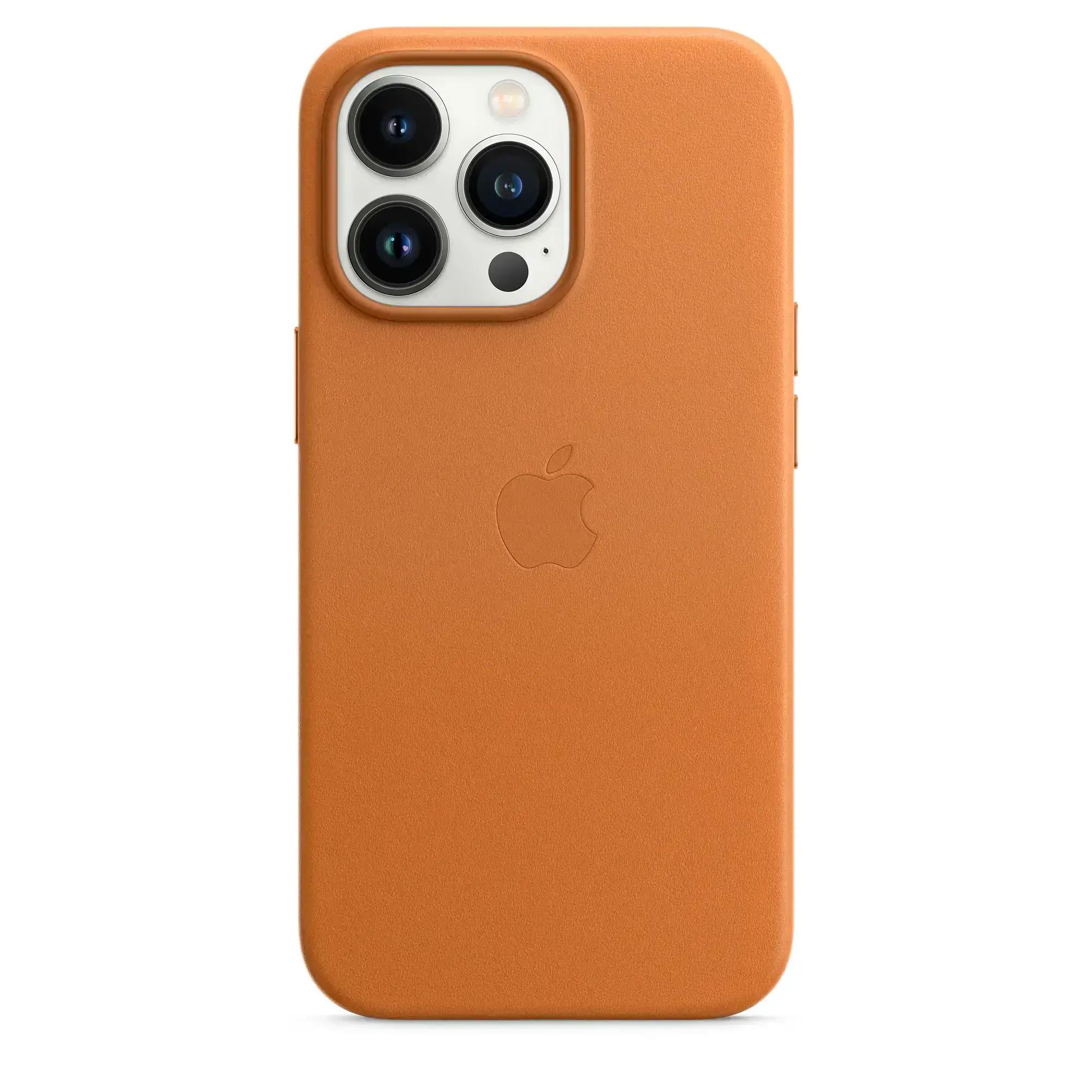 Чохол Apple iPhone 13 Pro Leather Case with MagSafe - Golden Brown (MM193)