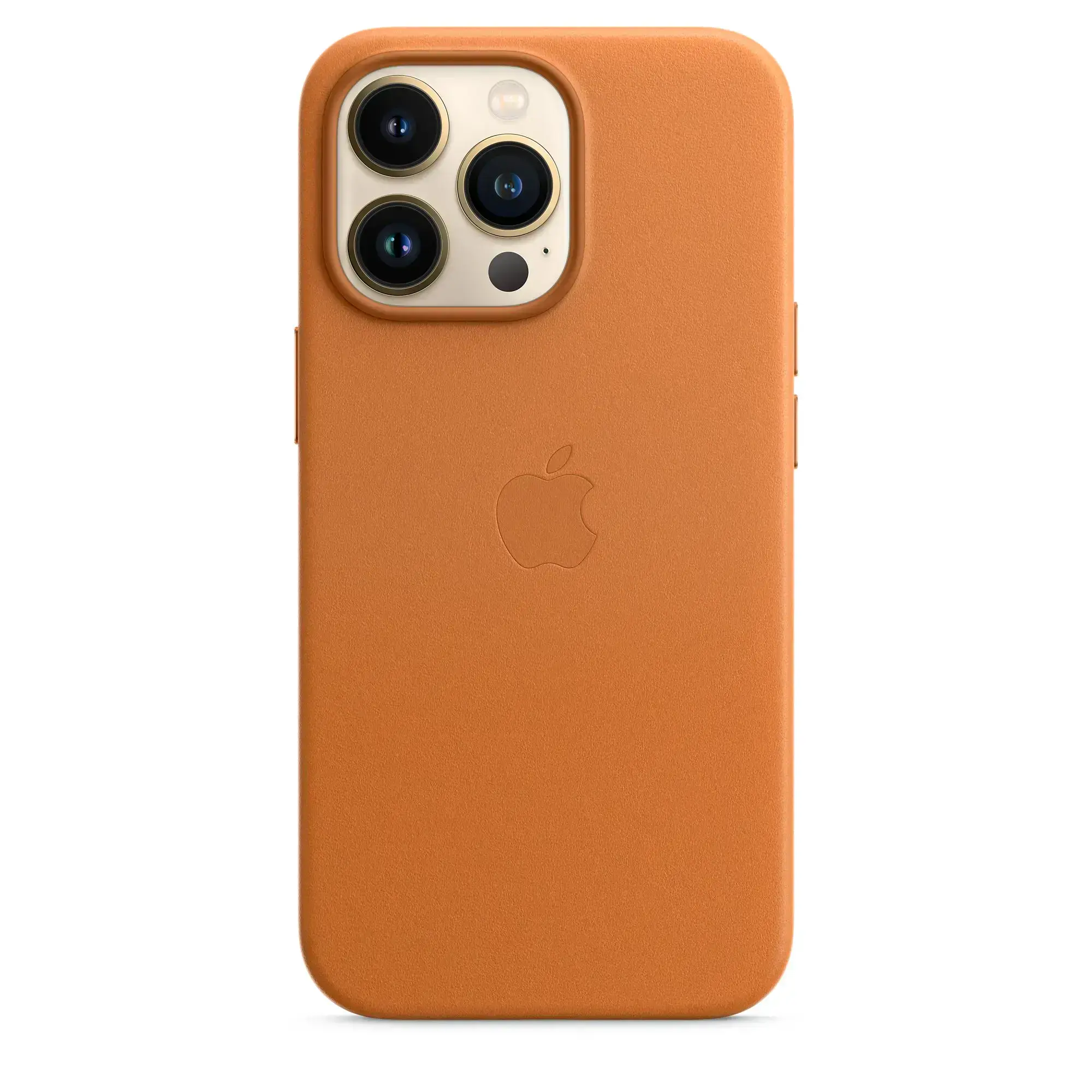 Чохол Apple iPhone 13 Pro Leather Case with MagSafe - Golden Brown (MM193)
