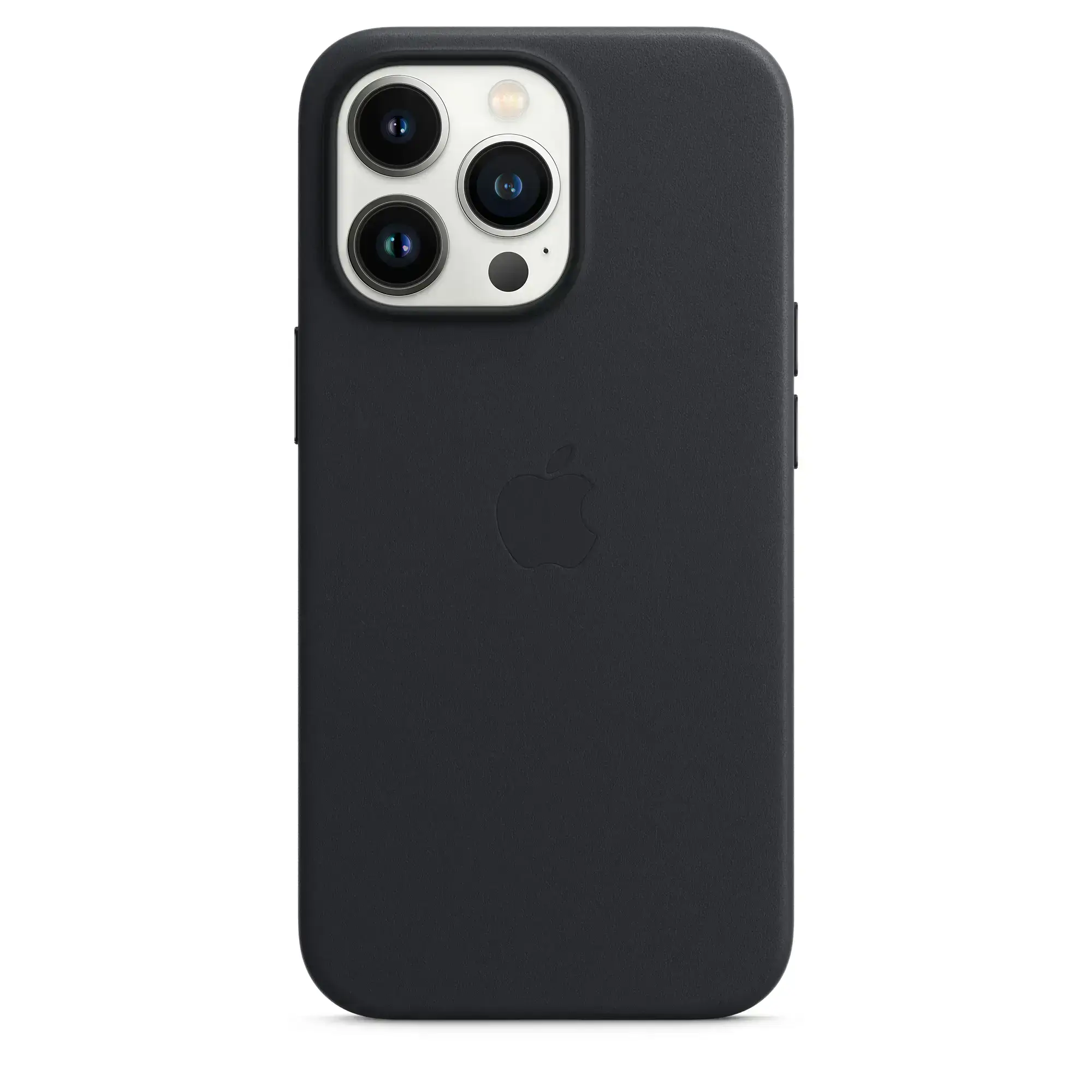 Чохол Apple iPhone 13 Pro Leather Case with MagSafe - Midnight (MM1H3)