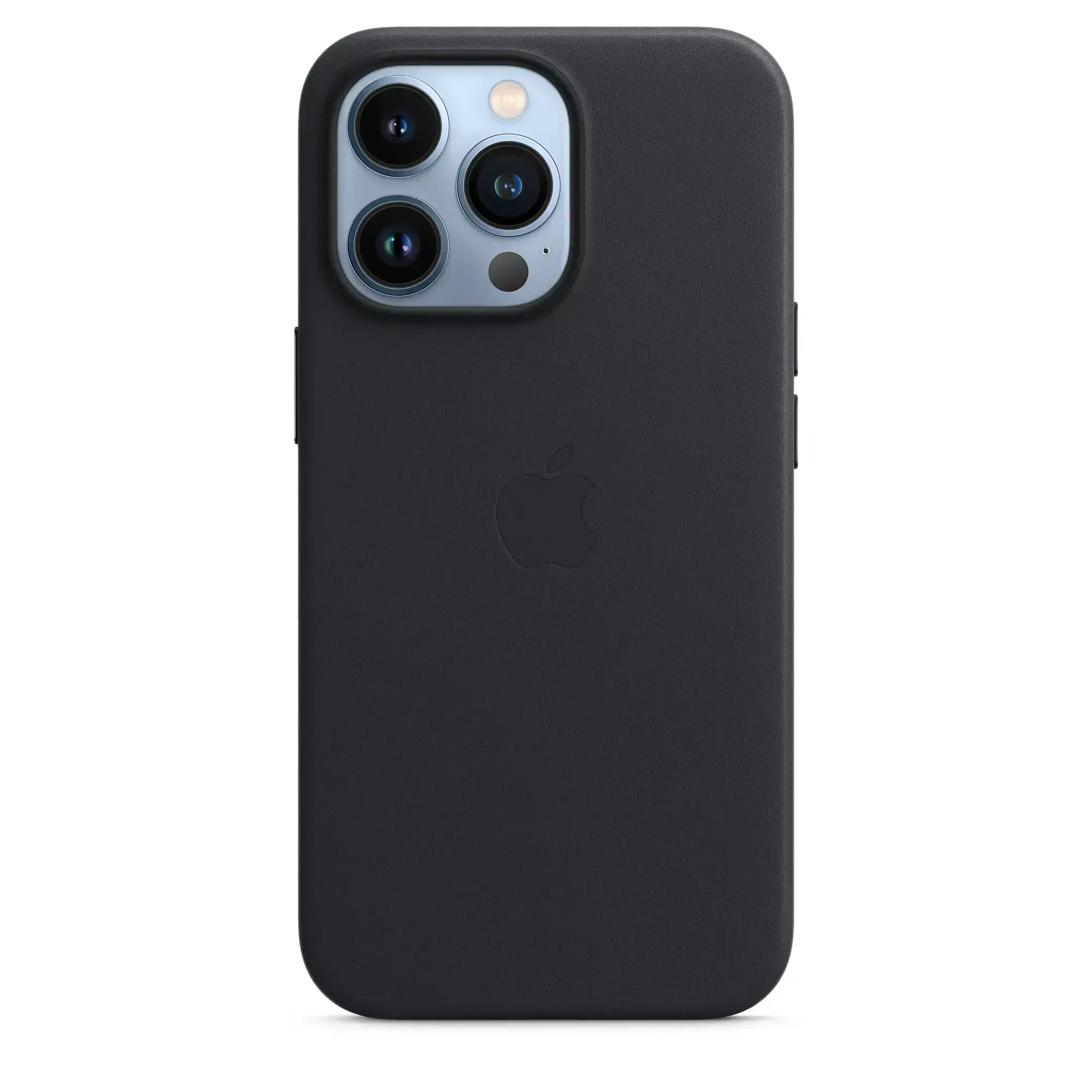 Чохол Apple iPhone 13 Pro Leather Case with MagSafe - Midnight (MM1H3)