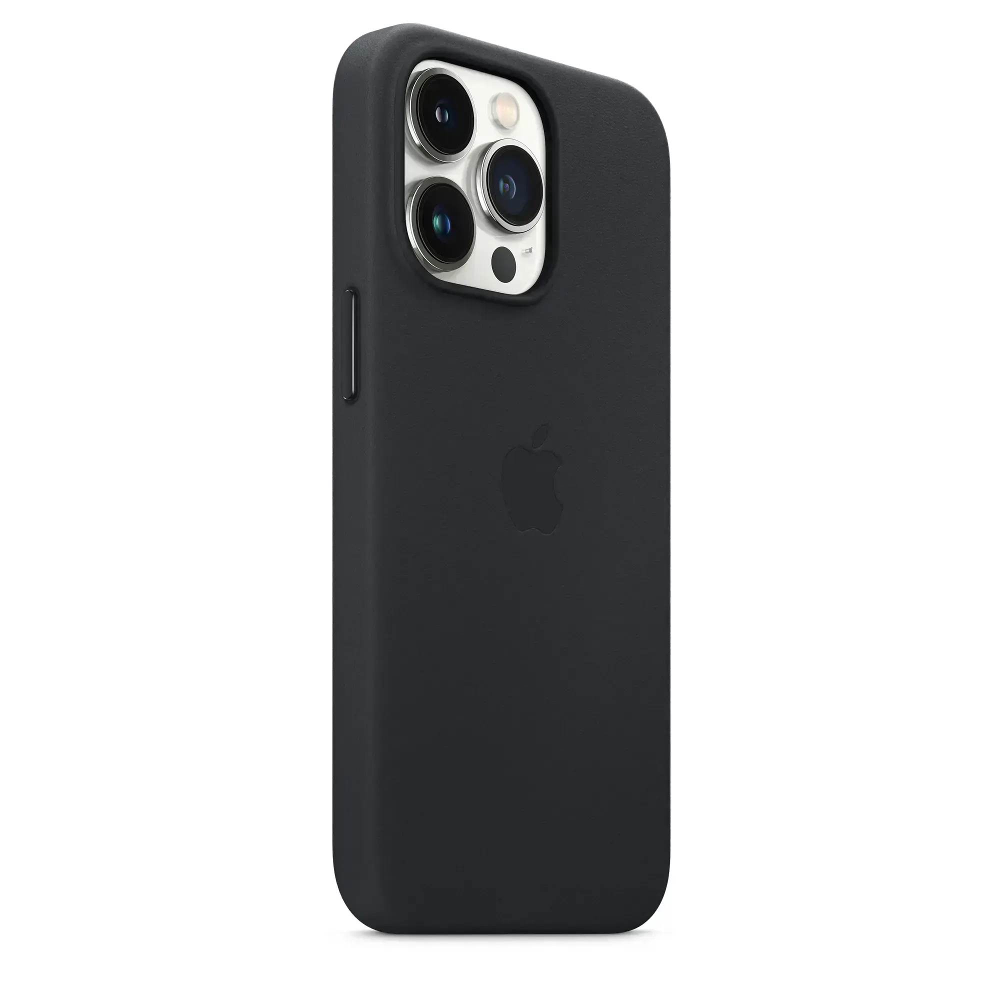 Чохол Apple iPhone 13 Pro Leather Case with MagSafe - Midnight (MM1H3)