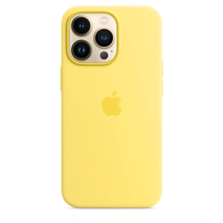 Чохол Apple iPhone 13 Pro Silicone Case with MagSafe - Lemon Zest (MN663)