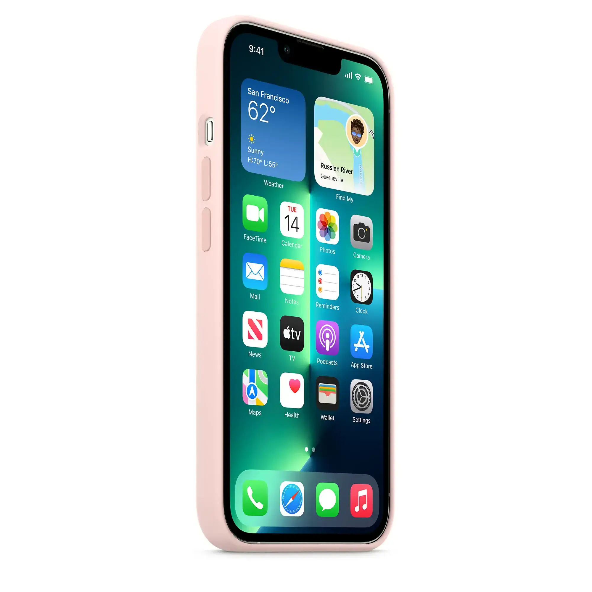 Чохол Apple iPhone 13 Pro Silicone Case with MagSafe - Chalk Pink (MM2H3)
