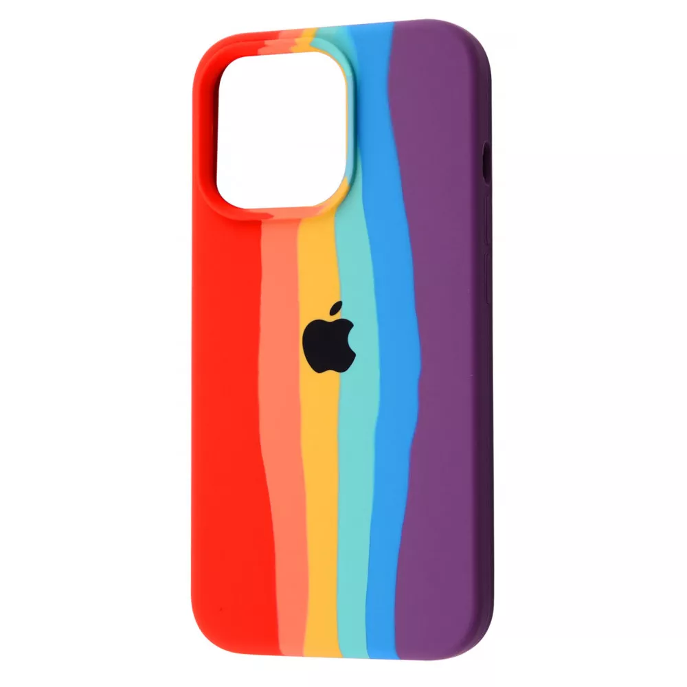 Чехол Rainbow Silicone Case iPhone 13 Pro - Pride