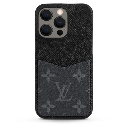 Чохол Louis Vuitton Bumper Monogram Eclipse for iPhone 13 Pro (M81087)