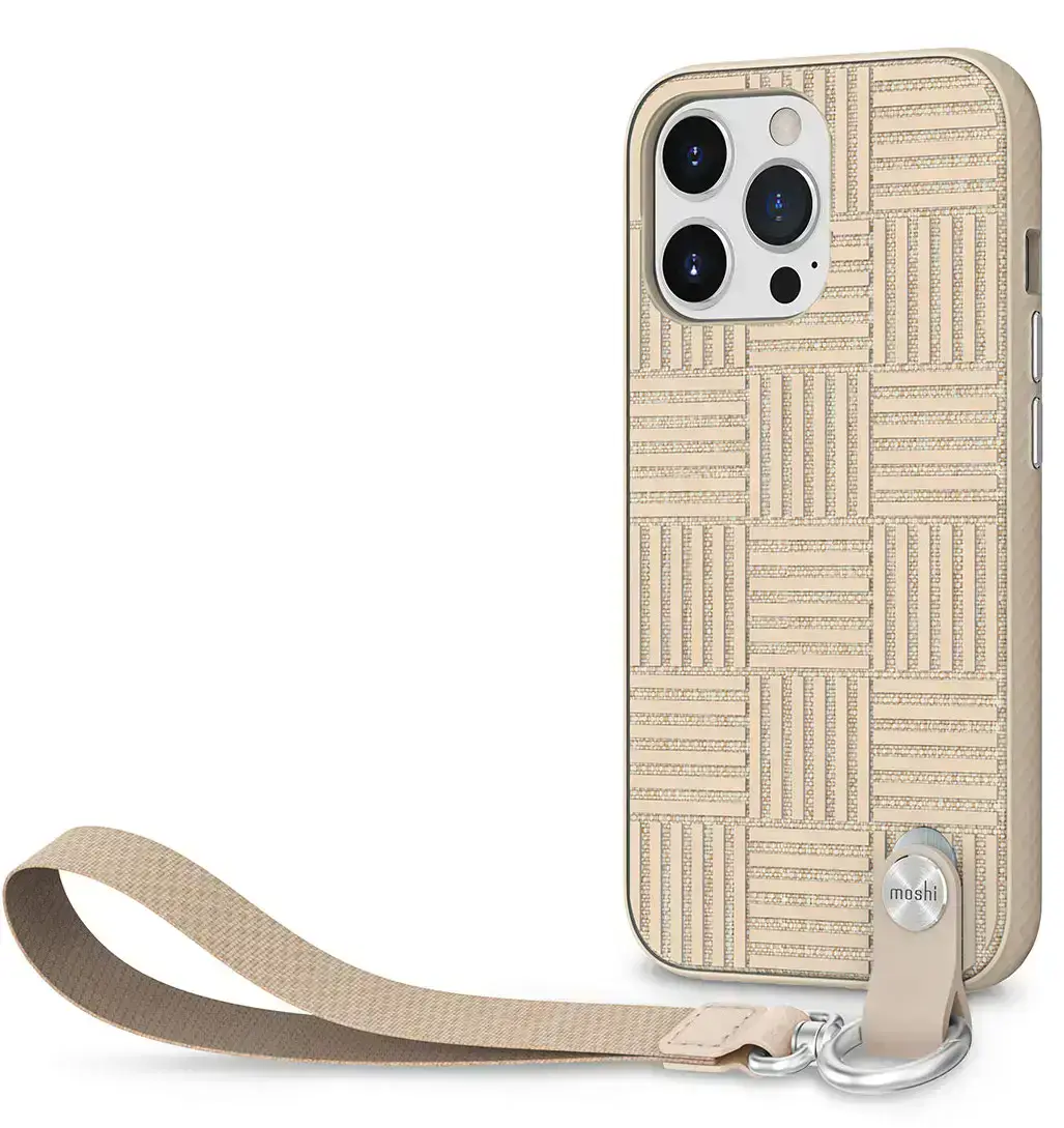 Чехол Moshi Altra Slim Hardshell Case with Wrist Strap Sahara Beige for iPhone 13 Pro (99MO117703)