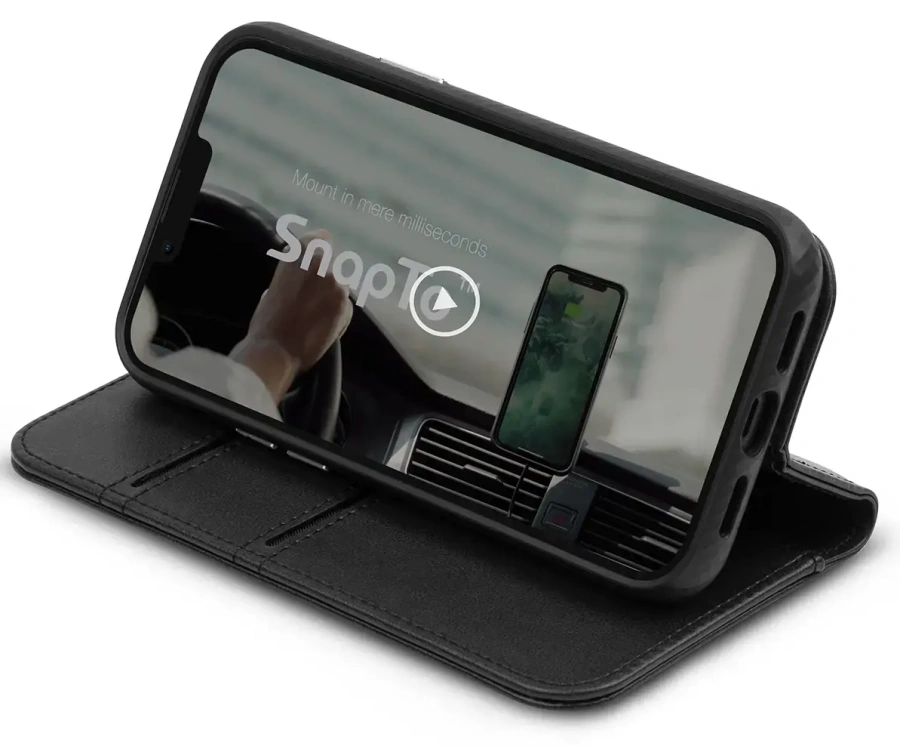 Чехол Moshi Overture Case with Detachable Magnetic Wallet Jet Black for iPhone 13 Pro Max (99MO133014)