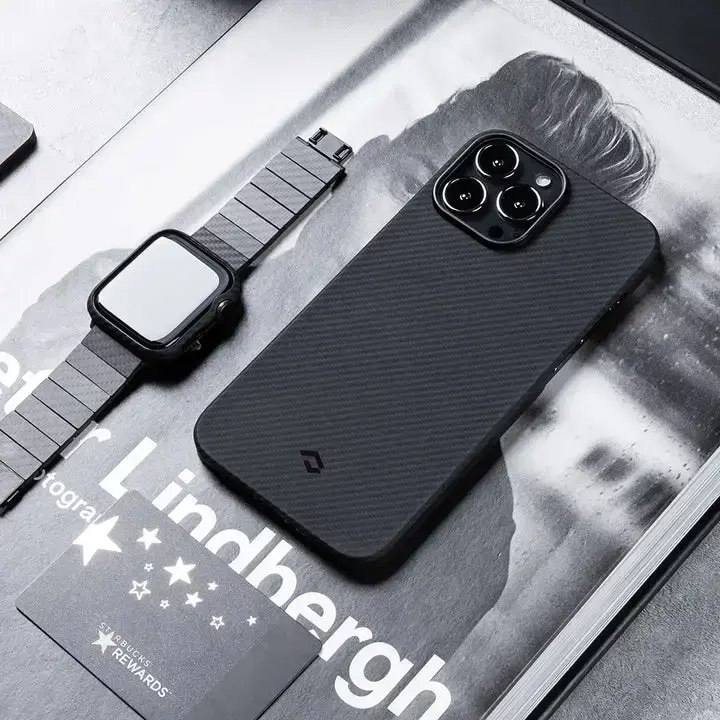 Чохол Pitaka Air Case Twill Black/Grey for iPhone 13 Pro Max (KI1301PMA)
