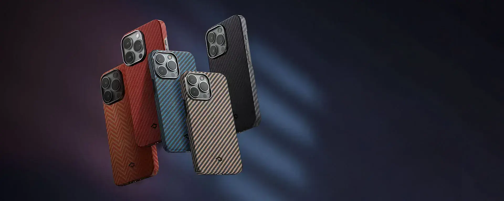 Чехол Чeхол Pitaka MagEZ Case 2 Twill Black/Grey for iPhone 13 Pro (KI1301P)