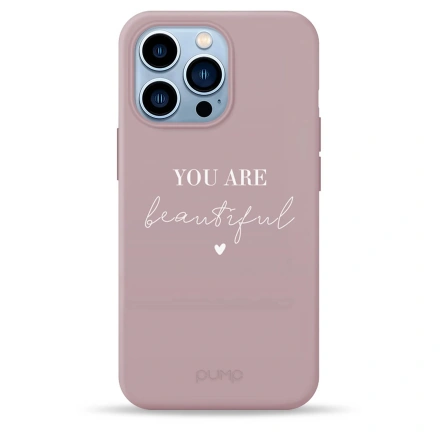 Чехол Pump Silicone Minimalistic Case for iPhone 13 Pro - You Are Beautiful (PMSLMN13PRO-13/128)
