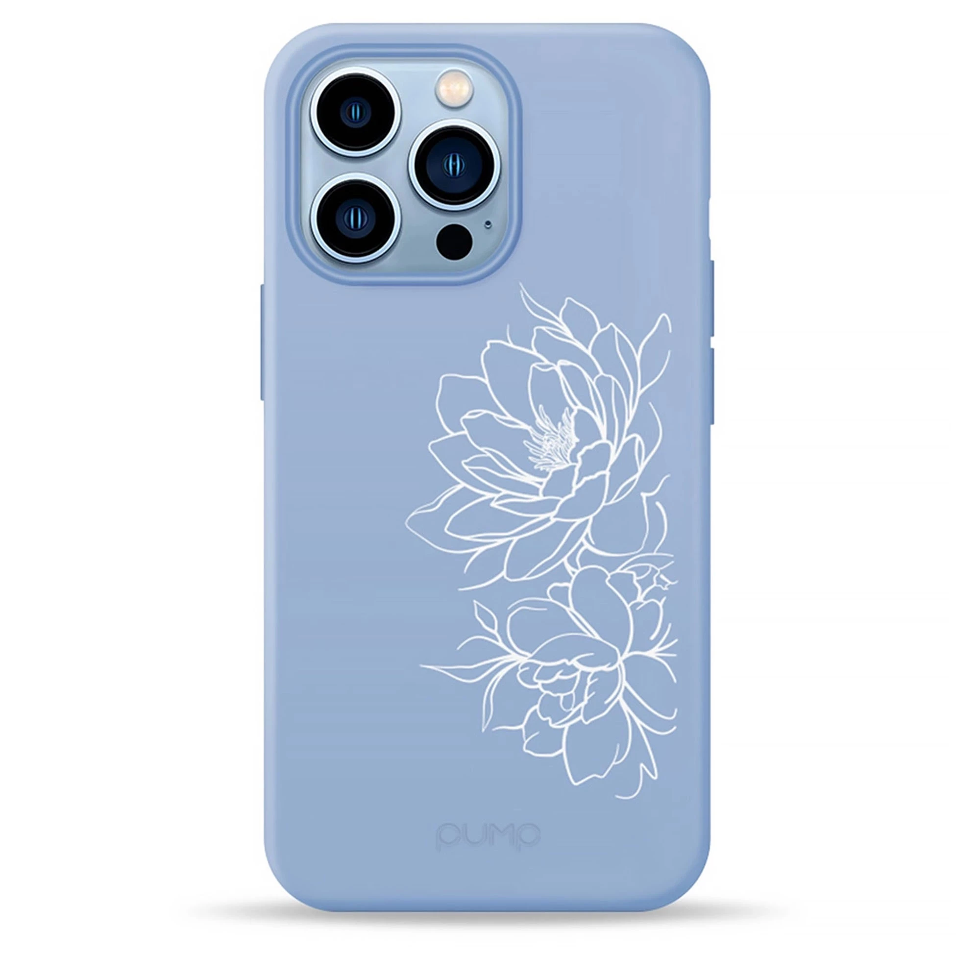 Чехол Pump Silicone Minimalistic Case for iPhone 13 Pro - Floral (PMSLMN13PRO-7/231)
