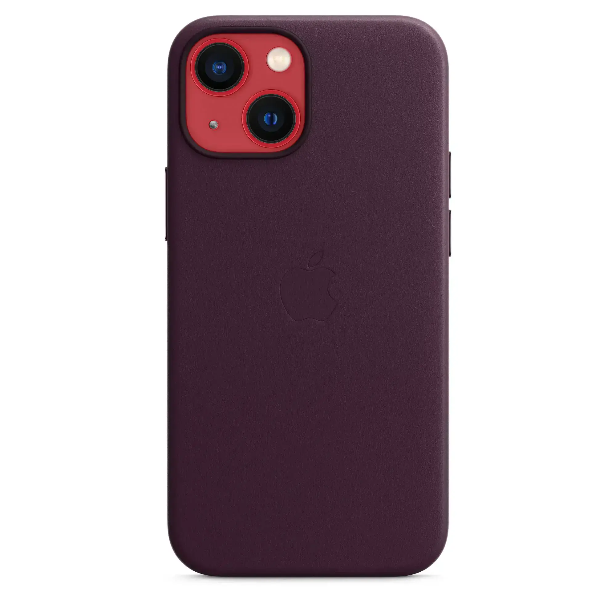 Чохол Apple iPhone 13 mini Leather Case with MagSafe - Dark Cherry (MM0G3)