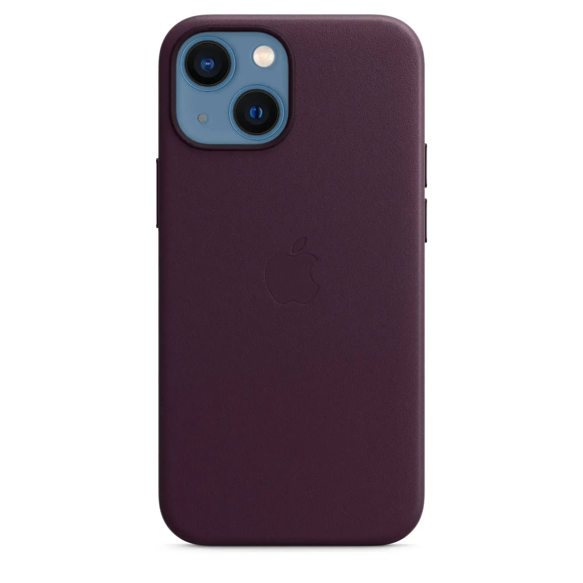 Чохол Apple iPhone 13 mini Leather Case with MagSafe - Dark Cherry (MM0G3)