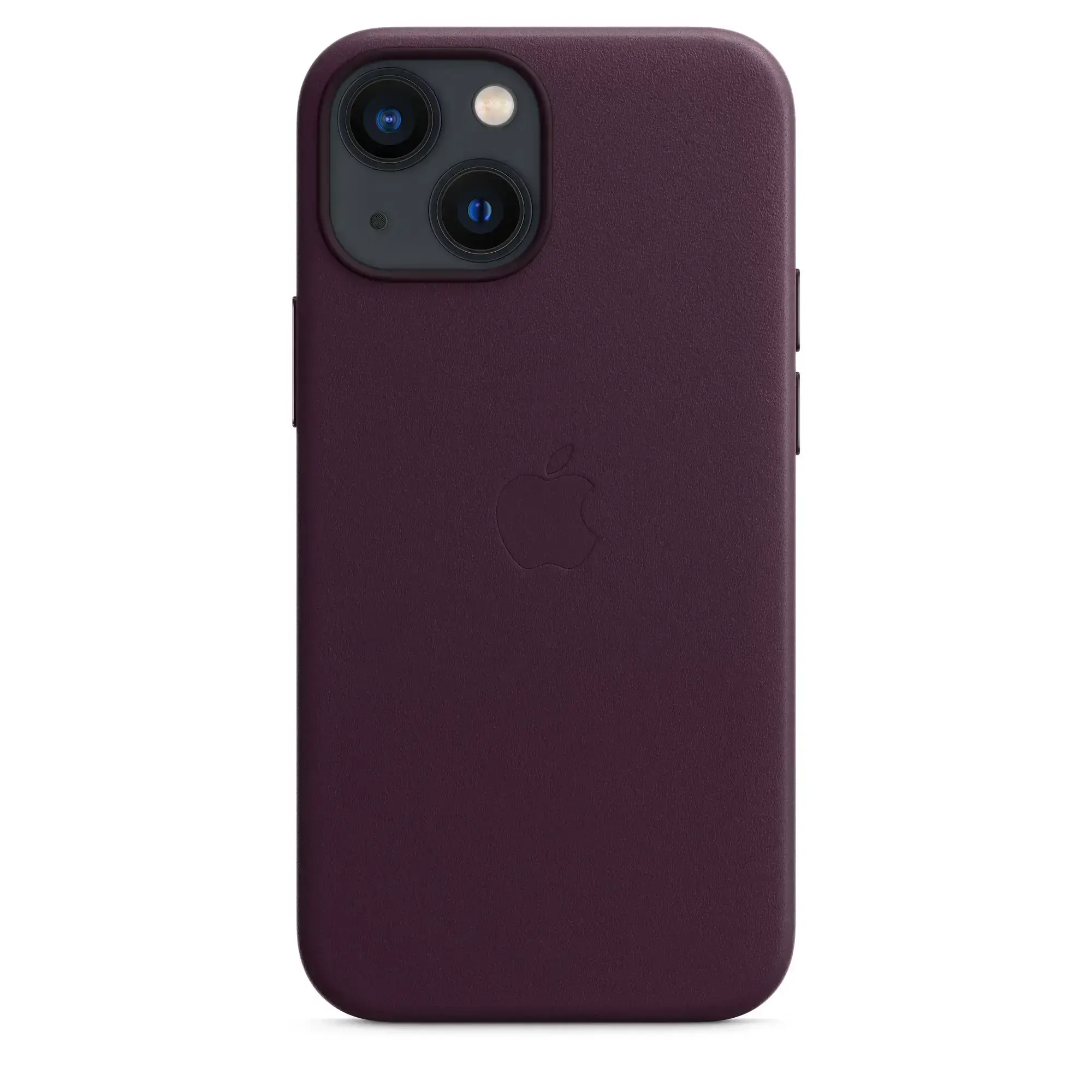 Чохол Apple iPhone 13 mini Leather Case with MagSafe - Dark Cherry (MM0G3)