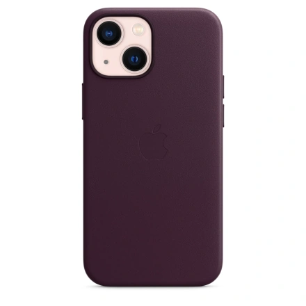 Чехол Apple iPhone 13 mini Leather Case with MagSafe - Dark Cherry (MM0G3)