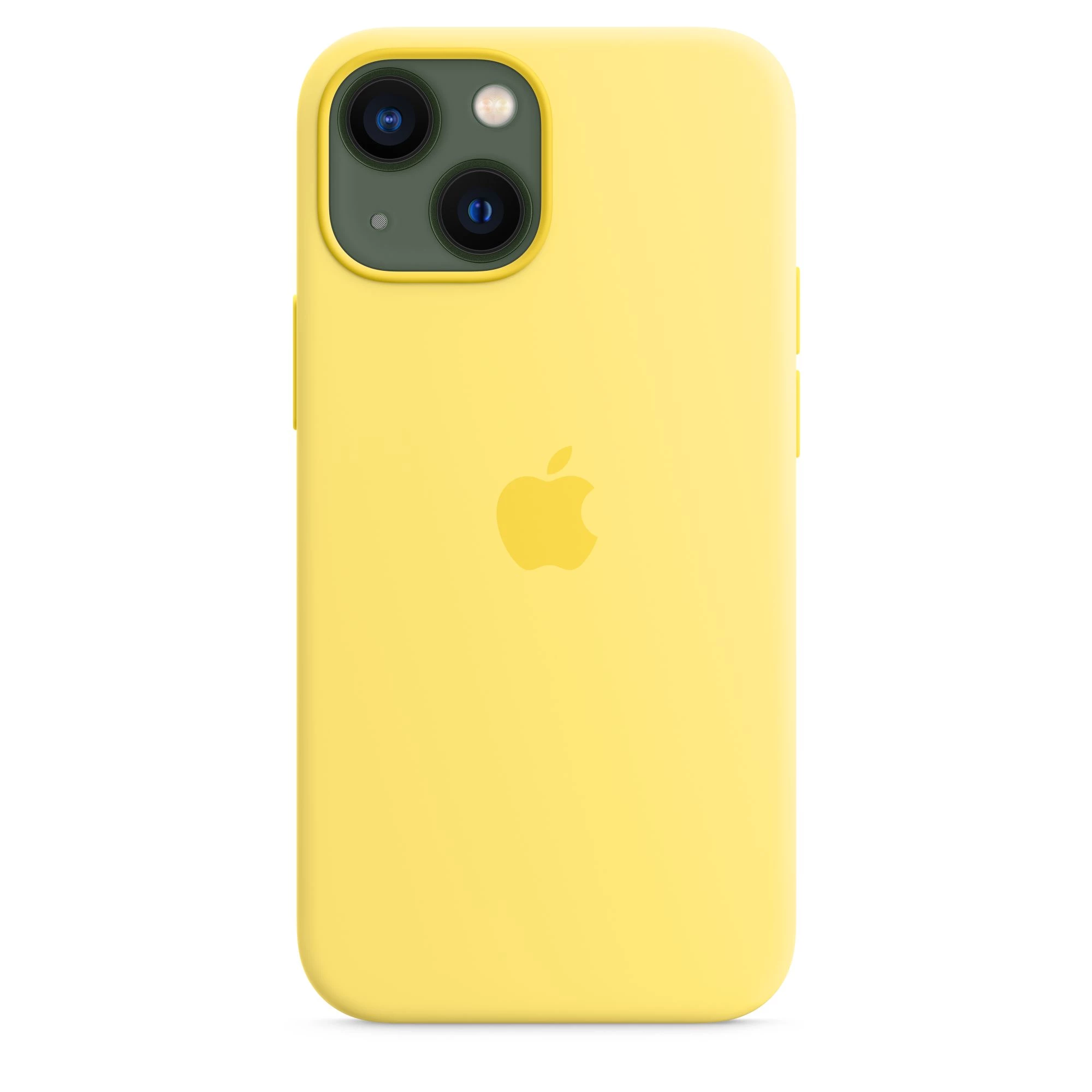 iPhone 13 Silicone Case with MagSafe - Lemon Zest - Apple