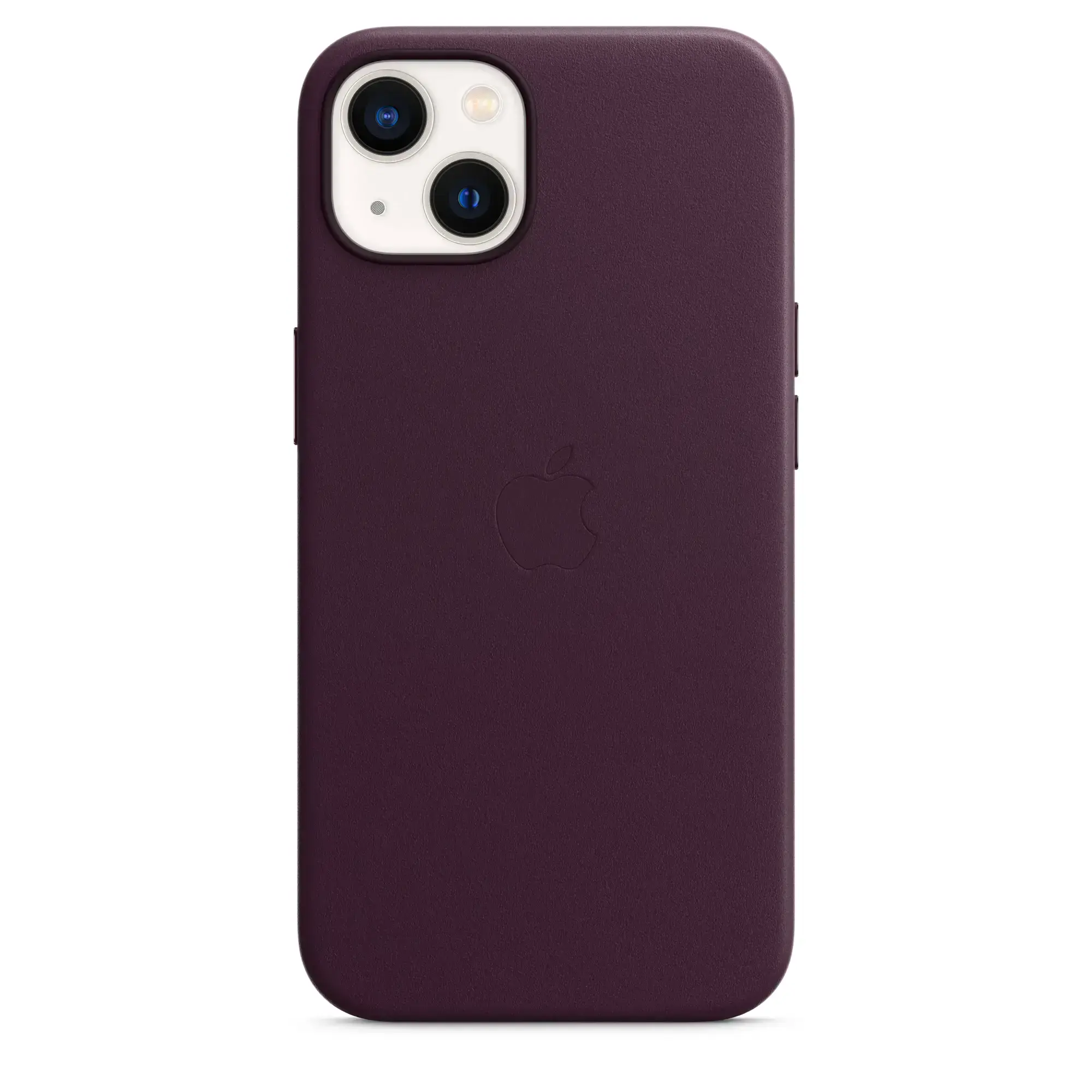 Чохол Apple iPhone 13 Leather Case with MagSafe - Dark Cherry (MM143)