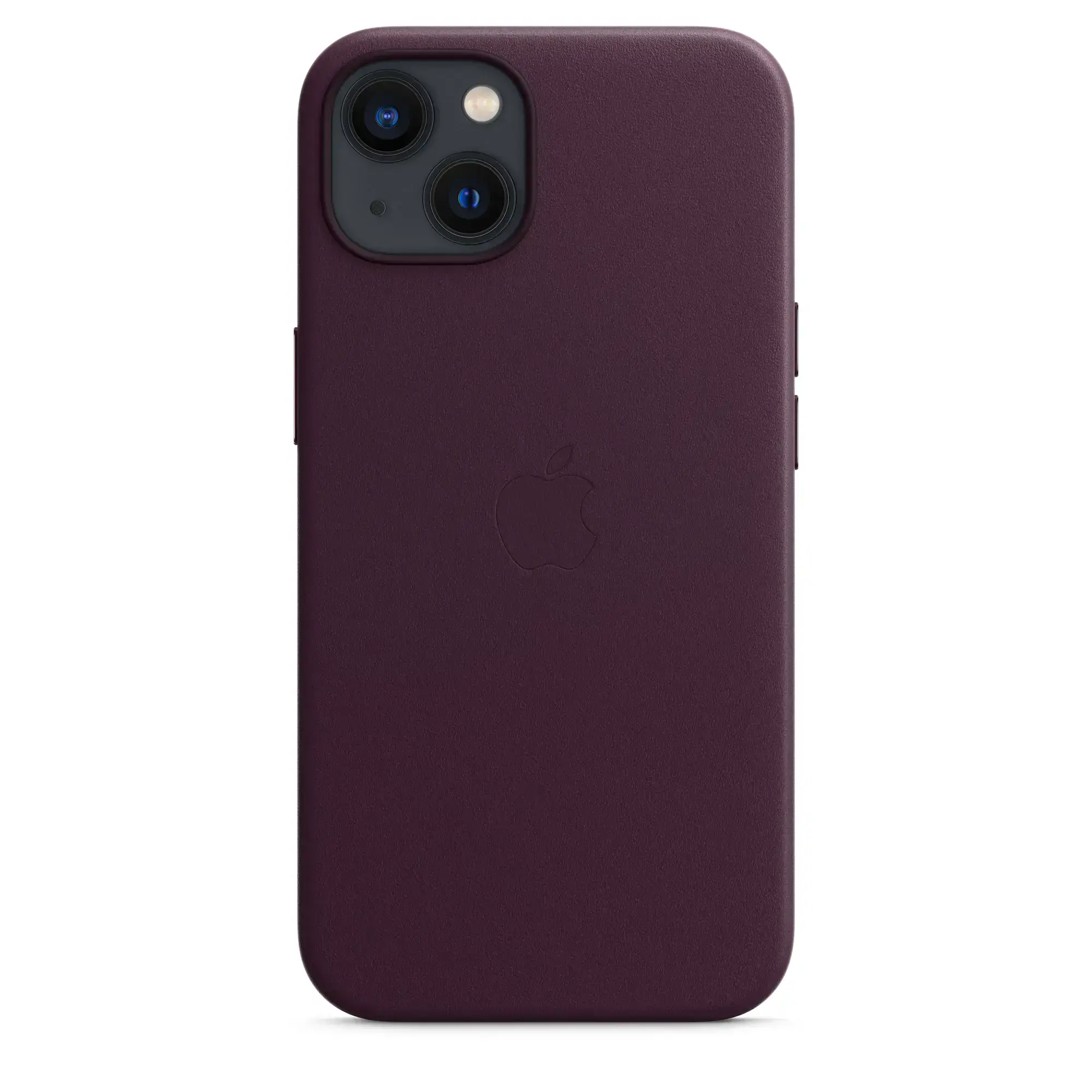 Чохол Apple iPhone 13 Leather Case with MagSafe - Dark Cherry (MM143)