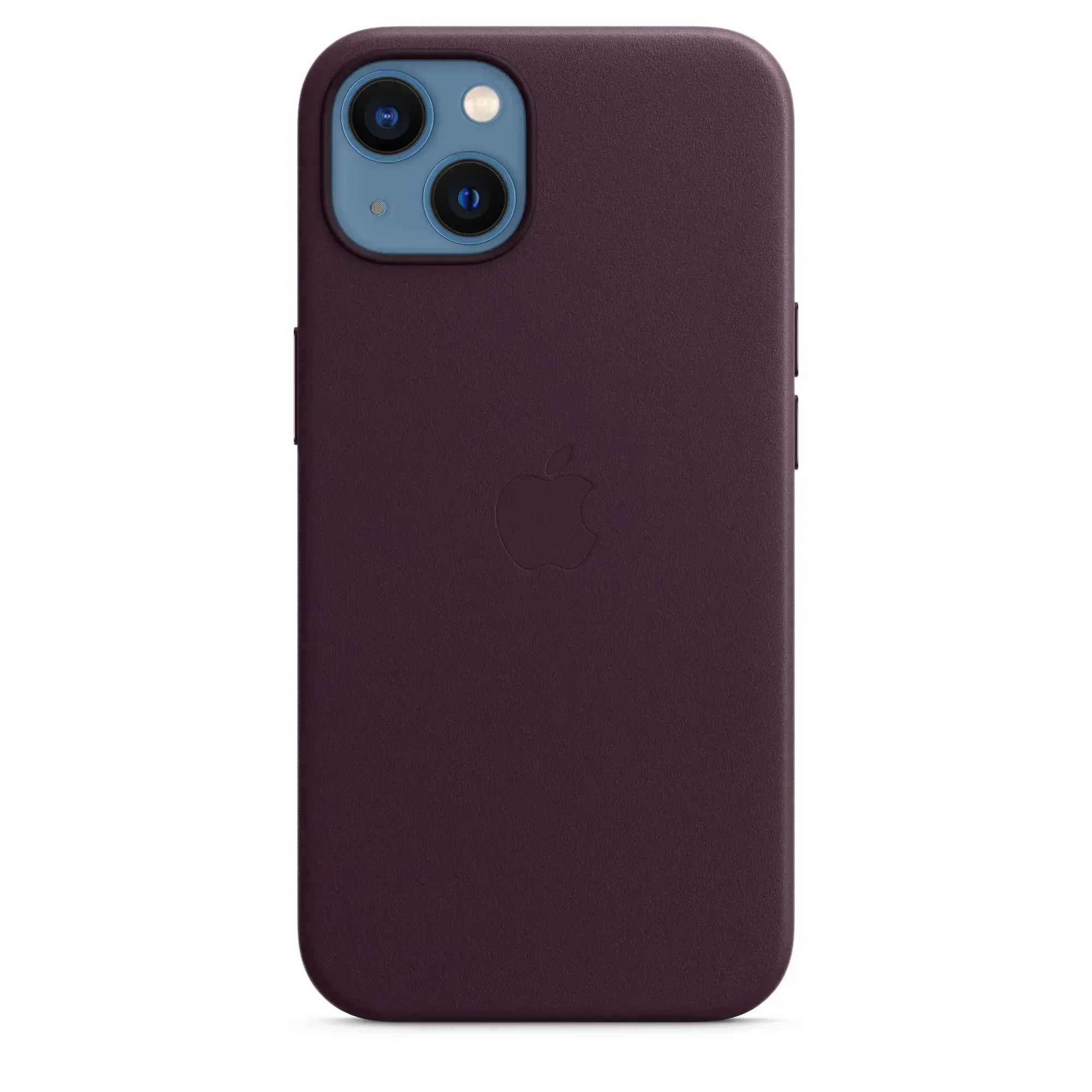Чохол Apple iPhone 13 Leather Case with MagSafe - Dark Cherry (MM143)
