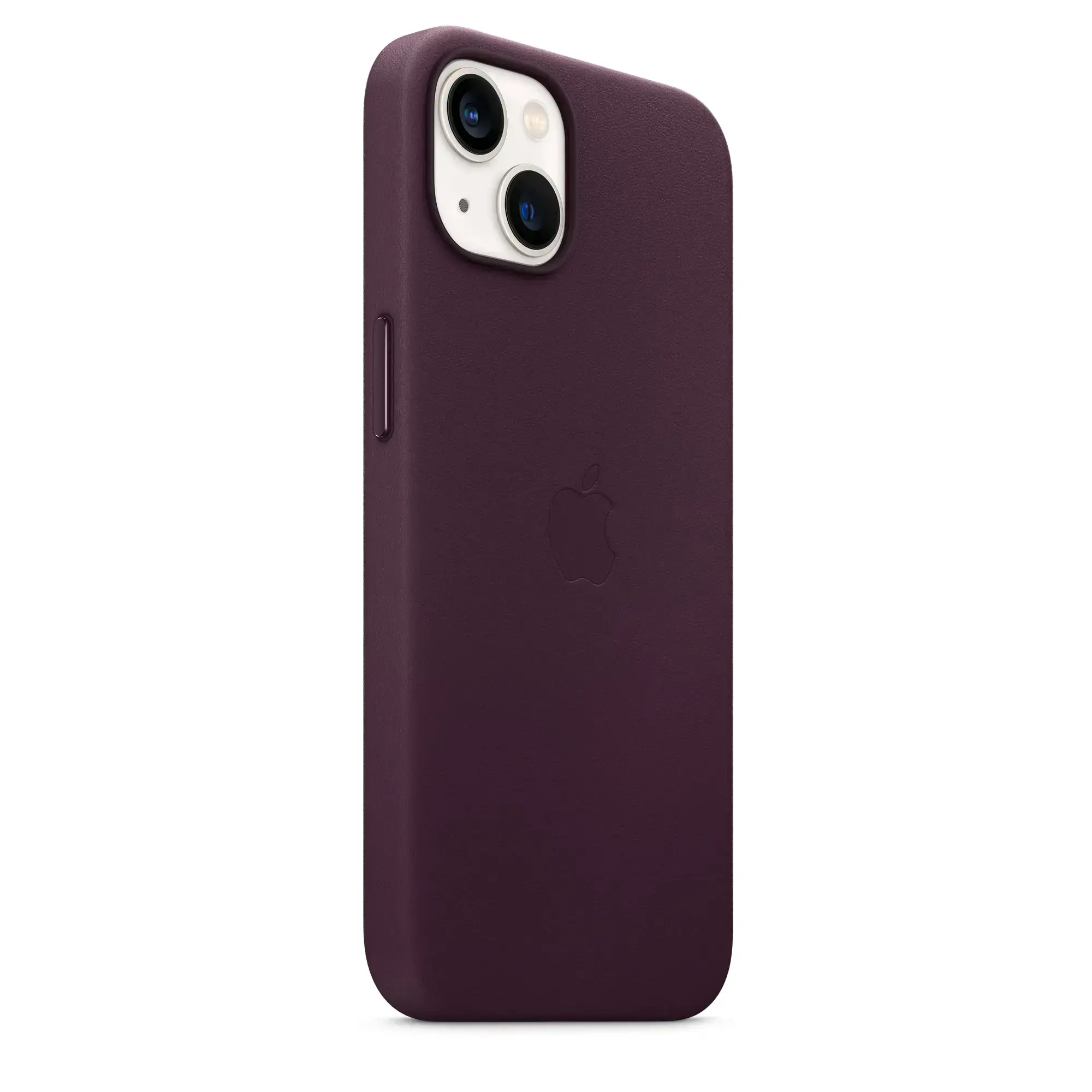 Чохол Apple iPhone 13 Leather Case with MagSafe - Dark Cherry (MM143)