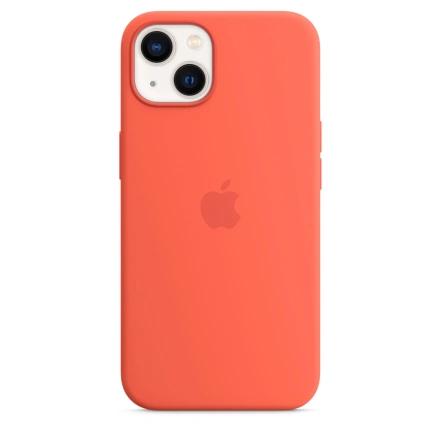 Чехол Apple iPhone 13 Silicone Case with MagSafe - Nectarine (MN643) Lux Copy