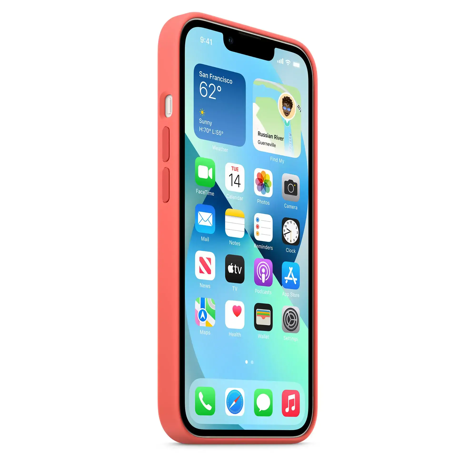 Чохол Apple iPhone 13 Silicone Case with MagSafe - Pink Pomelo (MM253)