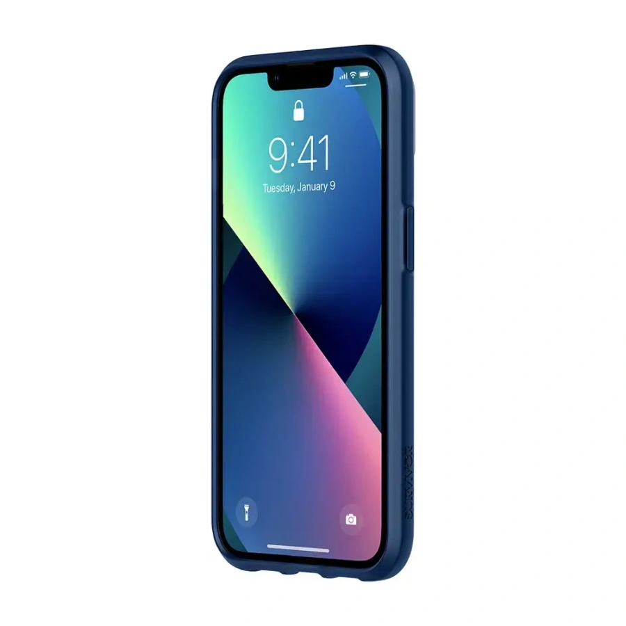 Чехол Griffin Survivor Clear for iPhone 13 - Navy (GIP-066-NVY)