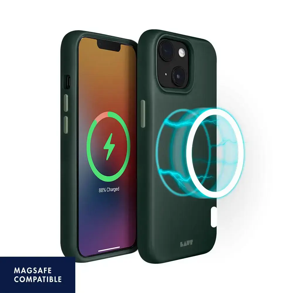 Чехол LAUT HUEX with MagSafe for iPhone 13 - Sage Green (L_IP21M2_MHX_SG)